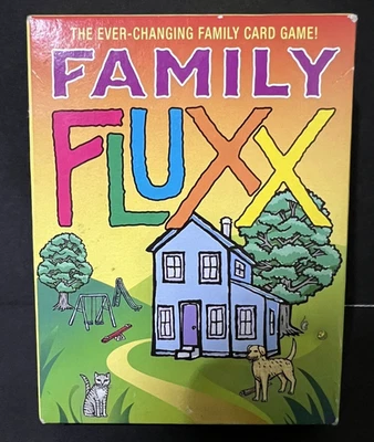 Family Fluxx Card Game COMPLETE Looney Labs 2010 Friends Kids Strategy - Image 1 of 4