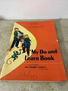 On Cherry Street Finn Basic Reader Vintage 1957 Children’s Book - Bild 1 von 6