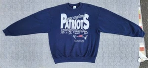Vintage MADE IN USA 90s Salem Sportswear New England Patriots Sweatshirt; Large - Picture 1 of 6