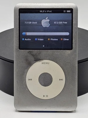 Apple iPod Classic 6th Generation A1238 Silver 80GB  PB029LL Tested & Working B3 - image 1 of 4