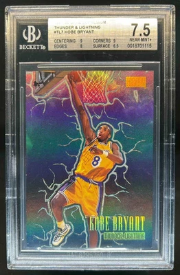 Kobe Bryant 1997 Skybox Premium Thunder Lightning #TL7 BGS 7,5 Foto 1 de 2