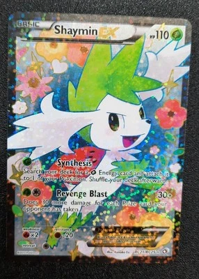 Pokemon TCG Shaymin EX Full Art Holo Legendary Treasures 2013 LP RC21/RC25 - Image 1 of 4