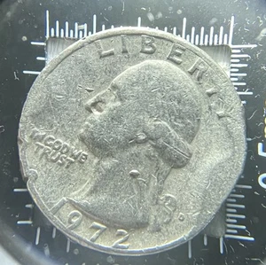 1972 D Washington Quarter Error Planchet - Picture 1 of 2