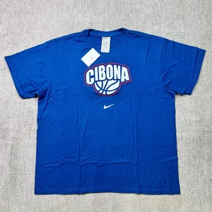 Camiseta Nike Top Y2K 2000s Equipo de Baloncesto Croacia Vintage Pullover Spellout XXL - Imagen 1 de 5