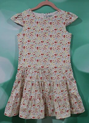Vestido floral en capas Laura Ashley vintage talla 5 para niñas Foto 1 de 4