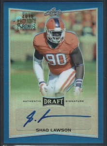 Shaq Lawson autograph RC /50 2016 Leaf Holiday Bonus Draft Signature - Bild 1 von 2