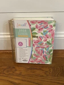 Livewell 2025 Calendar Daily /Monthly Planner, 7" x 9" New Year Fashion Floral - Picture 1 of 5