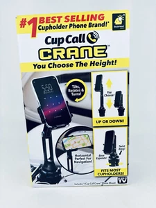 BulbHead Cup Call Crane Car Cell Phone Mount Holder Hands Free Rotate Tilt Extnd - Zdjęcie 1 z 4