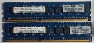 HYNIX/2GB 2Rx8 PC3-10600E-9-10-E0/Server/Ram/Memory/HMT125U7BFR8C-H9/2x2GB=4GB - Picture 1 of 3