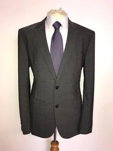 HUGO BOSS - Mens Tailored Fit GREY WOOL SUIT - 42 Reg - W36 L32 - LOVELY - Picture 1 of 11