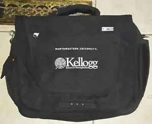 high sierra  NORTHWESTERN U KELLOG SCHOOL OF MANAGEMENT  laptop case bag black - Picture 1 of 5
