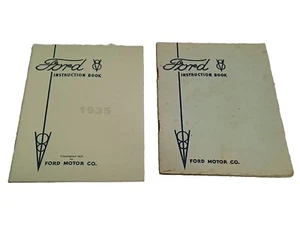 Ford Motor Co Manual 1935 Ford V8 Original Owners Instruction Book + Reprint  - Bild 1 von 10