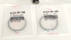 91314-PR7-A00 X2 OEM HONDA H22 WATER PIPE O-RINGS 93-01 PRELUDE DOHC VTEC - Foto 1 di 6