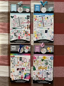 Menge 4 gebrauchte MAMBI Happy Planner Stickerbücher Color Story viele Sticker gebraucht - Bild 1 von 14