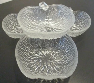 4 ciotole da dessert in vetro Ravenhead Siesta effetto corteccia vintage - Foto 1 di 3