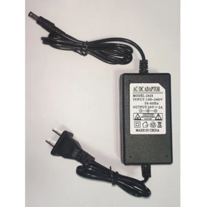 AC to DC 24V 2A Power Supply AC Converter Adapter US Plug Charger 5.5*2.5mm 48W - Picture 1 of 7