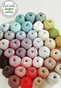 100g balls NEW STYLECRAFT NATURALS BAMBOO + COTTON DOUBLE KNITTING DK YARN - Picture 1 of 48