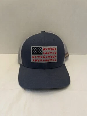 Columbia PHG Caza Bandera Americana Buck Ciervo Pato Malla FlexFit L/XL Sombrero Gorra Foto 1 de 4