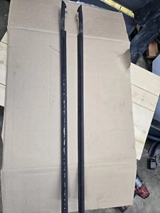 HONDA 88-91 CRX Si HF EF8 SIR Right&Left Side Front Door Window Molding Pair OEM - Picture 1 of 9