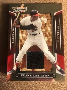Frank Robinson 2008 Donruss Legends gioco usato maglia card 073/100 - Foto 1 di 3