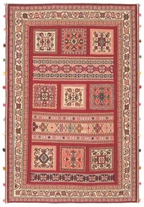 Kelim Suzani 145x97 cm Handgewebter Perserteppich Wolle Orient kilim Carpet - Picture 1 of 14