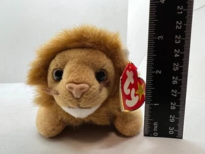 Ty Beanie Baby 1996 Retired Roary the Lion Error Suface - Picture 1 of 11