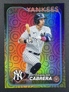 OSWALDO CABRERA 2024 Topps Series 2 Summer Foil #479 New York Yankees - Foto 1 di 2