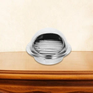 Metal Exhaust Cap Vent Cover Stainless Steel Hood Round Wall External - Picture 1 of 12