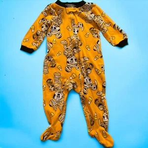 Disney Mickey Mouse Halloween Pie Una Pieza, Talla 6/9 Meses, Momias Caramelo - Imagen 1 de 7