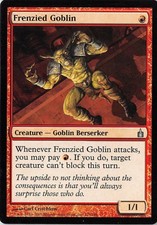 Frenzied Goblin *Uncommon* Magic MtG x1 Ravnica SP