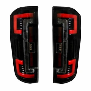 Recon Dual UBar Smoke Lens OLED Tail Lights For 2017-2019 Ford Super Duty 'BLIS' - Picture 1 of 5