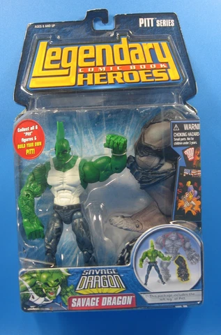Savage Dragon 6" Action Figure 2007 MOC Image Legendary Comic Heroes Marvel Toys Cover
