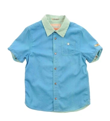 Новый с Ярлыками Scotch укороченный джинсовой ткани рубашка супер размер 6A бирюзовый 100% cottom мальчиков  - Изображение 1 из 4