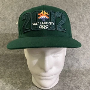 American Needle Hat 2002 Salt Lake City Olympics Green Snapback NEW - Picture 1 of 11