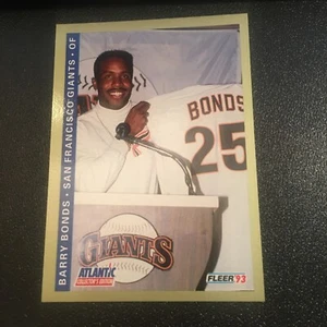 Barry Bonds 1993 Fleer Atlantic Collector's Addition #2 - Picture 1 of 4