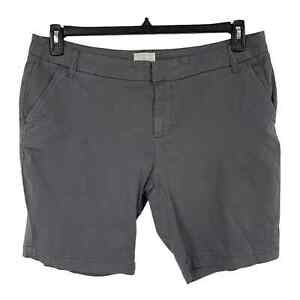 Caslon shorts chino twill 9" inch cotton gray size 16 