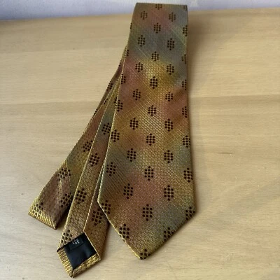 Gravata vintage Barneys New York 100% seda - Imagem 1 de 4