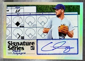 2019 Panini Donruss Signature Series #SS-CF Caleb Ferguson - Picture 1 of 2
