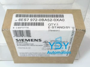 New Siemens 6ES7972-0BA52-0XA0 6ES7 972-0BA52-0XA0 SIMATIC DP, connector - Picture 1 of 3