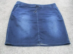 Jeanswest Luxe Lounge Denim Straight Skirt 16 Knee Length Blue Comfy - Bild 1 von 18