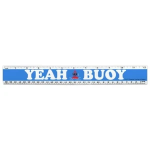 Yeah Buoy Boy Funny Humor 12 Inch Standard and Metric Plastic Ruler - Picture 1 of 4