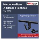 Anhngerkupplung Autohak starr +ES 13 fr Mercedes A-Klasse Flieheck BJ 12-18