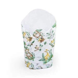 Baby Swaddle Wrap Newborn Bedding Blanket Animals in the Forest - Picture 1 of 2