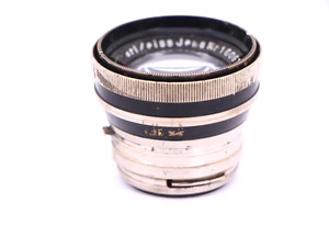 LENTE TELÉMETRO CARL ZEISS SONNAR 5 CM F2 CONTAX II III NEGRO/NÍQUEL TEMPRANO F22 - Imagen 1 de 23