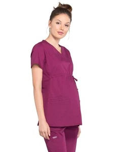 Cherokee Damen Umstands-Peeling-Top mit 3 Taschen Mock Halstuch 685 - Bild 1 von 7