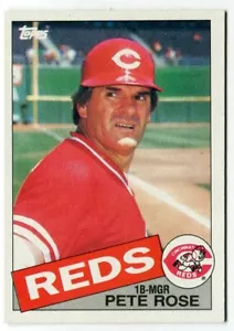 1985 Topps #600 Pete Rose Cincinnati Reds - Picture 1 of 2