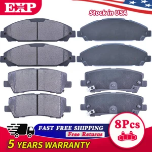 Front & Rear Ceramic Brake Pads for Ford Mustang 2015 2016 2017 2018 D1793 D1791 - Foto 1 di 5