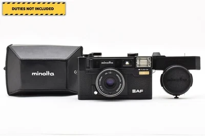 [MINT] Minolta Hi-Matic AF Black Point & Shoot 35mm F2.8 Film Camera From JAPAN - Image 1 of 4