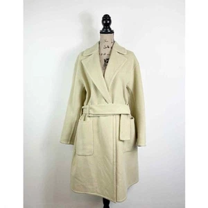 VINCE NWT Patch Pocket Belted Wool Blend Coat L - Picture 1 of 11