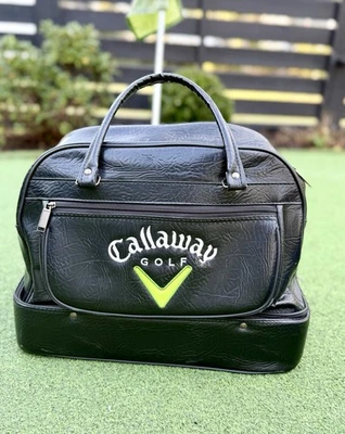 Красивая черная дорожная спортивная сумка-тоут Callaway для гольфа с вышивкой - Изображение 1 из 4